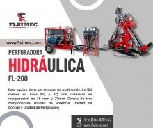 PERFORADORA HIDRAULICA FL - 200 UNIDAD DE POTENCIA 